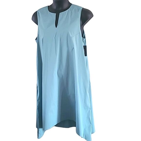 Alfani Women’s Sleeveless Split Neck Midi Dress with Pockets - Size Large - Picture 4 of 10